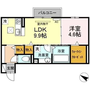 グラシューズ【1階】の間取り