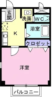 エスポアール宿【1階】の間取り
