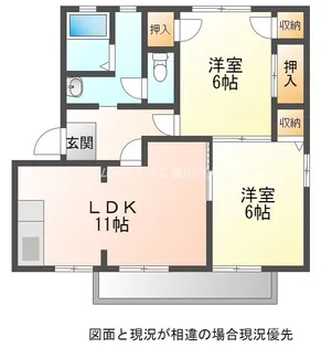 サンステージ豊川 B棟【1階】の間取り