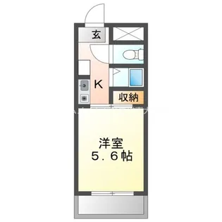 アーバンメゾン豊川【5階】の間取り