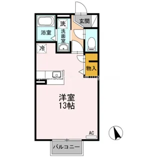 シャーメゾン泉【1階】の間取り