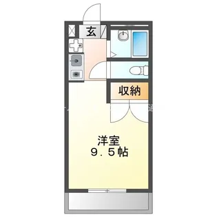 Mh*Arc市田【202号室】の間取り