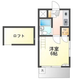 ユトリロ末広通【1階】の間取り