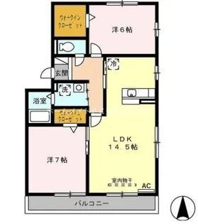 リアン【2階】の間取り