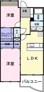 クレメンティア【2階】の間取り