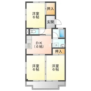 ルミエール城北【1階】の間取り