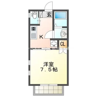 サンパティーク・シロアト【2階】の間取り