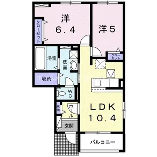 スズラン C【1階】の間取り