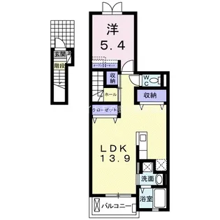 サングリア【2階】の間取り