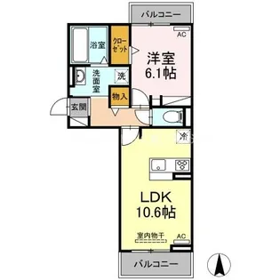 アヴァン【3階】の間取り