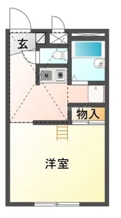 ブレジオ谷川【109号室】の間取り