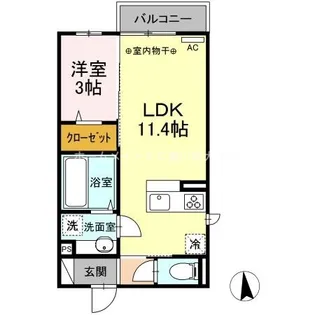Artere【2階】の間取り