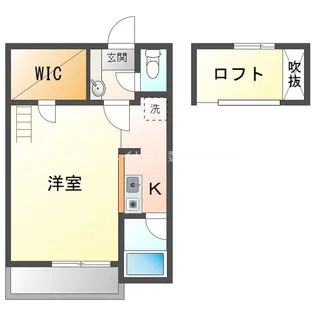 セザンヌ中央通【2階】の間取り