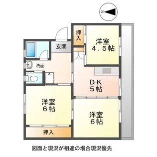 愛知県新城市川路字萩平【アパート】の間取り
