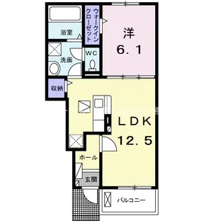 ライズ大崎【1階】の間取り