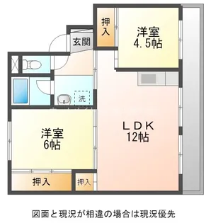 ビレッジハウス豊川3号棟【503号室】の間取り