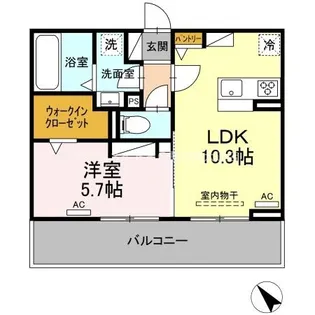 ルピナス【3階】の間取り