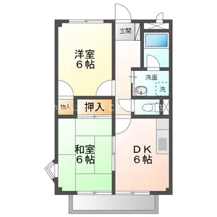 Surplus TWO翔【105号室】の間取り
