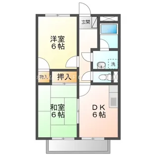 Surplus Ⅱ ホワイト【1階】の間取り