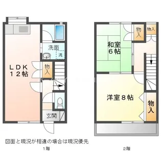 愛知県豊川市東豊町1丁目【アパート】の間取り