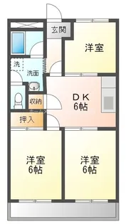オレンジハイツ【2階】の間取り