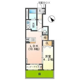 愛知県豊川市蔵子2丁目【アパート】の間取り