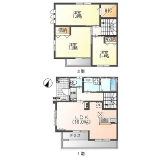 Jiro佐土【102号室】の間取り