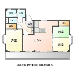 愛知県豊川市西口町2丁目【アパート】の間取り