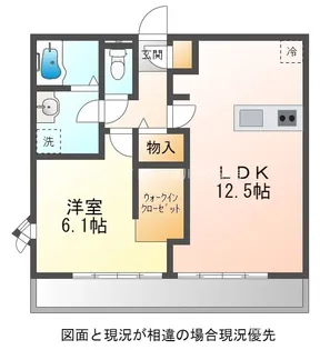 サンハイム西塚【2階】の間取り