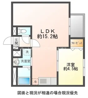 Jack ekimaedori Ⅰ【101号室】の間取り