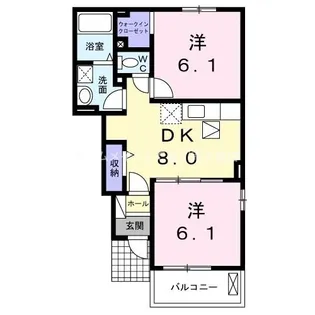 グランド シャンブル【1階】の間取り