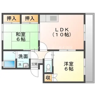 メゾンシャトリエ【1階】の間取り
