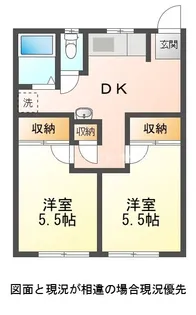 ソルテ川田A棟【101号室】の間取り