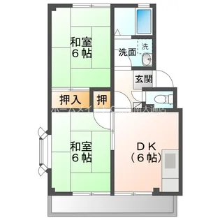 レジデンス西山【202号室】の間取り