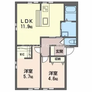 フレグランススズキB【1階】の間取り