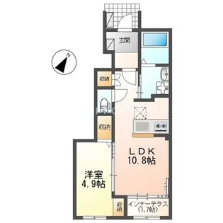 サンテラス【1階】の間取り