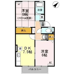 ファミールSAITO B【2階】の間取り