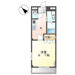 プランドール【2階】の間取り