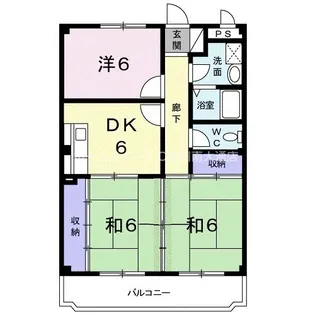 サンマリッチ【2階】の間取り