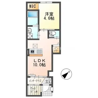 クルール【1階】の間取り