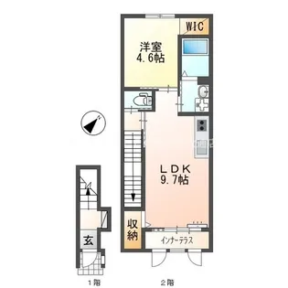 クルール【205号室】の間取り