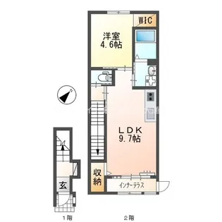 クルール【209号室】の間取り