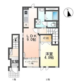 アメニティ100【2階】の間取り