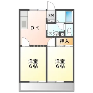 ユトリロ宮ノ西【2階】の間取り