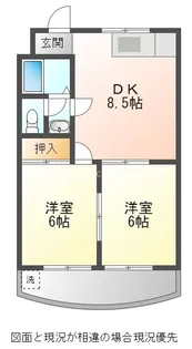 マンションとよかわ【303号室】の間取り