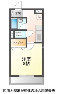 ウイングコート・シェソワ【205号室】の間取り