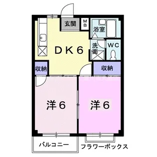 コーポNK【2階】の間取り