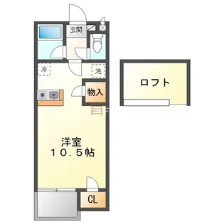 セザンヌ町並【101号室】の間取り
