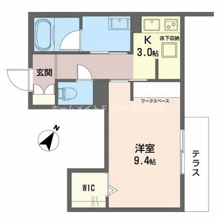 クリザンテーム【1階】の間取り