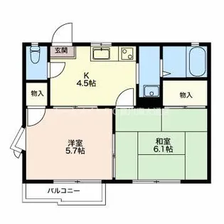 エラク109【2階】の間取り